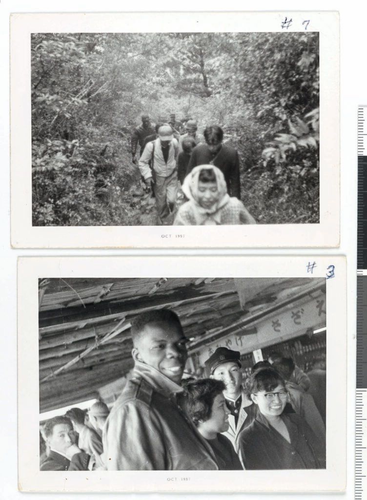 A young Sam Gilliam with the Japanese/American English Speaking Society, January 1957
