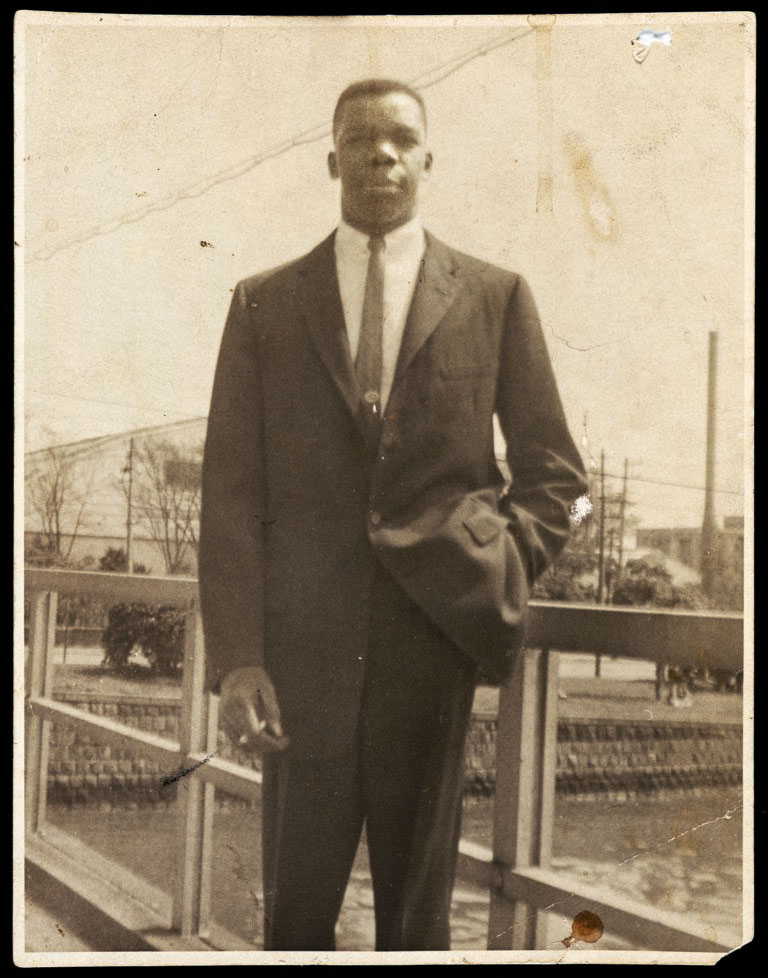 A young Sam Gilliam from the 1950s