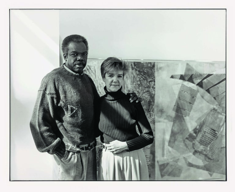 Sam Gilliam with Annie Gawlak