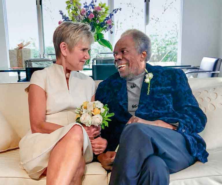 Gawlak and Gilliam on their wedding day, Washington, D.C., 2018