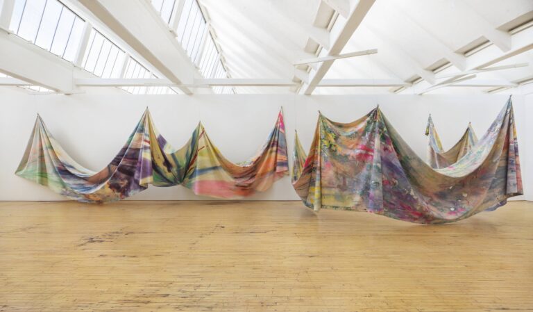 Sam Gilliam, Double Merge (Carousel I and Carousel II), 1968, acrylic on canvas, purchased jointly by the Museum of Fine Arts Houston, funded by the Caroline Wiess Law Accessions Endowment; and by the Dia Art Foundation